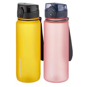 Uzspace 2'li Tritan 800 ml Fiftyfifty Turuncu - Pembe Matara Seti
