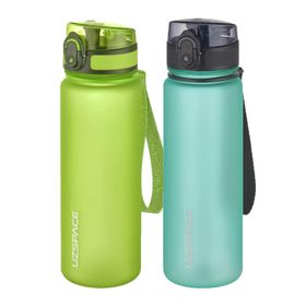 Uzspace 2x500 ml Fifty Fifty Yeşil Buz Mavisi Tritan Matara Seti