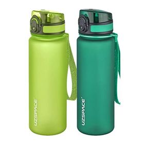 Uzspace 2x500 ml FiftyFifty Yeşil Koyu Yeşil Tritan Matara Seti