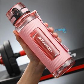 Uzspace 520 ml Tritan VGN 5044 Koyu Pembe Vagon Matara