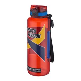 Uzspace 6043 Kırmızı Sports Passion Büyük Boy 1200 ml Kaydırmaz Tutma Özelliği Tritan Su Matarası