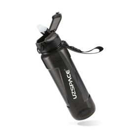 Uzspace 6056 Tritan 850 ml Siyah Matara