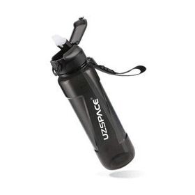 Uzspace 6056 Tritan 850 ml Siyah Matara