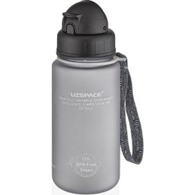 Uzspace Fiftyfifty 400 ml - Gri Pipetli Koleksyion Tritan Su Matarası