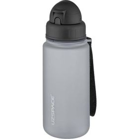 Uzspace Fiftyfifty 400 ml - Gri Pipetli Koleksyion Tritan Su Matarası