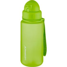 Uzspace Fiftyfifty 400 ml - Yeşil Pipetli Koleksyion Tritan Su Matarası