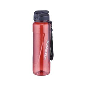 Uzspace Tritan Pipetli 1000 ml Kırmızı Matara
