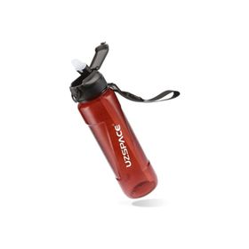 Uzspace Tritan Pipetli 1000 ml Kırmızı Matara