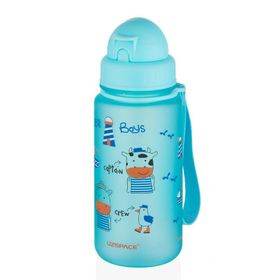 Uzspace Tritan Pipetli 400 ml Turkuaz Matara