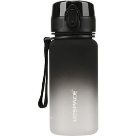 Uzspace VGN-3034 350 ml Siyah Beyaz Tritan Matara