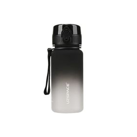 Uzspace VGN-3034 350 ml Siyah Beyaz Tritan Matara