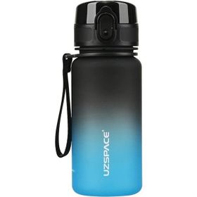 Uzspace VGN-3034 350 ml Siyah Mavi Tritan Matara