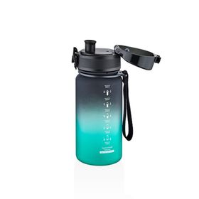 Uzspace VGN-3034 350 ml Siyah Yeşil Tritan Matara