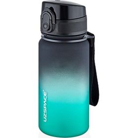 Uzspace VGN-3034 350 ml Siyah Yeşil Tritan Matara