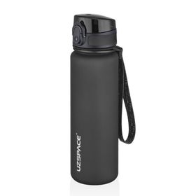 Uzspace VGN3026-2 500 ml Siyah Tritan Su Matarası