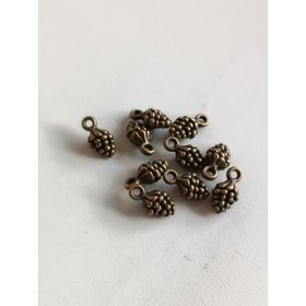 Üzüm Salkımı Metal Çinko Alaşım 10 Adet Kolye Ucu