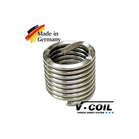 V-Coil M10x1 3D Yay Kapalı Uzunluğu 25 mm 100 Adet Helicoil Yay