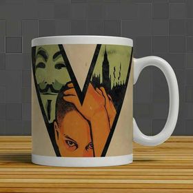 V For Vandetta Porselen Kupa Bardak