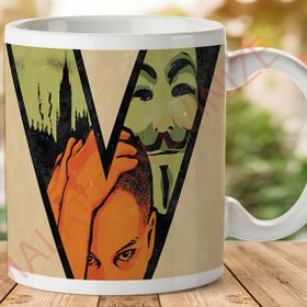 V For Vandetta Porselen Kupa Bardak