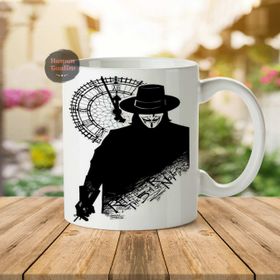 V For Vandetta Porselen Kupa Bardak