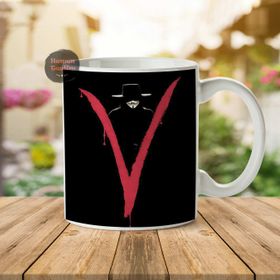 V For Vandetta Porselen Kupa Bardak