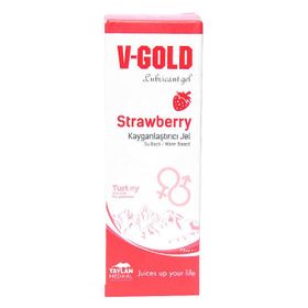 V-Gold Çilekli 75 ml Kayganlaştırıcı Jel