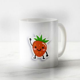Vadi Burada Çilek Emoji Harika Sevgiliye Özel Kupa