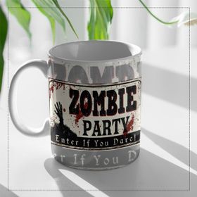 Vadi Burada Retro Zombi Kupa Bardak