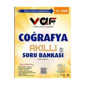 Vaf Yayınları 10.Sınıf Coğrafya Akıllı Soru Bankası