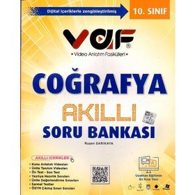 Vaf Yayınları 10.Sınıf Coğrafya Akıllı Soru Bankası