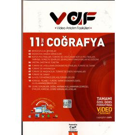 Vaf Yayınları 11.Sınıf Coğrafya Video Anlatım Fasikülleri