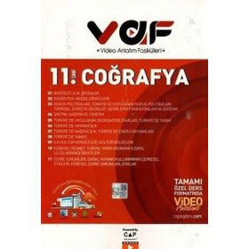 Vaf Yayınları 11.Sınıf Coğrafya Video Anlatım Fasikülleri