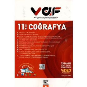 Vaf Yayınları 11.Sınıf Coğrafya Video Anlatım Fasikülleri