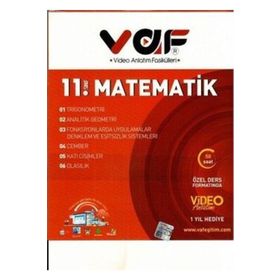 Vaf Yayınları 11.Sınıf Matematik Video Anlatım Fasikülleri