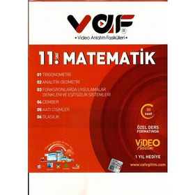 Vaf Yayınları 11.Sınıf Matematik Video Anlatım Fasikülleri