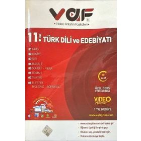 Vaf Yayınları 11. Sınıf Türk Dili ve Edebiyatı Video Anlatım Fasikülleri