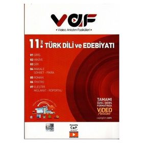 Vaf Yayınları 11. Sınıf Türk Dili ve Edebiyatı Video Anlatım Fasikülleri