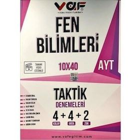 Vaf Yayınları AYT Fen Bilimleri Taktik Bende 10 x 40 Denemeleri