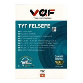 Vaf Yayınları TYT Felsefe Video Anlatım Fasikülleri