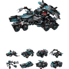 Vagonlife 1413 Qman Keeppley 8 In 1 Shadow Pulse Combat -8 Farklı Araç Içerir- Oyuncak Yapım Seti