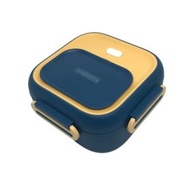 Vagonlife BL2107 Lunch Tek Katlı Çelik Mavi Sarı Box