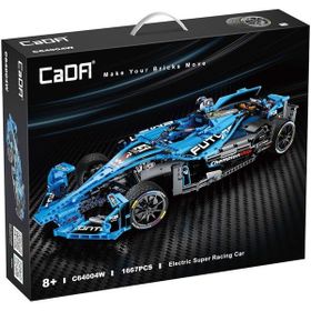 Vagonlife C64004W 1667 Parça Cada Electric Racing Super Car Blok Seti