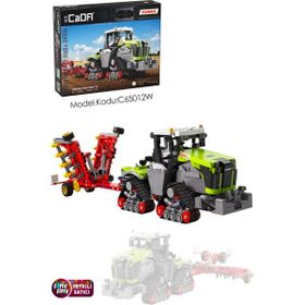 Vagonlife Cada Claas Xerıon 5000 -C65012W 1336 Parça Profesyonel Oyuncak Yapım Seti