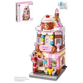 Vagonlife FFK-0101 KEEPPLEY City Corner/Şehir Köşesi Serisi Tatlı Mağazası 344 Parça Oyuncak Yapım Seti