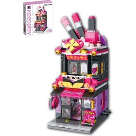 Vagonlife FFK-0103 KEEPPLEY City Corner/Şehir Köşesi Serisi Kozmetik Mağazası 348 Parça Oyuncak Yapım Seti
