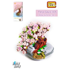 Vagonlife FFLZ-1661 Dekoratif ve Koleksiyonluk Çiçek Buketi 426 Parça Yapım Seti