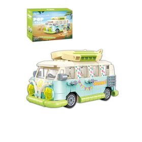 Vagonlife Jaki Maker Pop Tatil Otobüsü -JK8305 323 Parça Oyuncak Yapım Seti