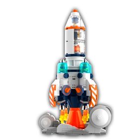 Vagonlife Jaki Mini Space Serisi/uzay Araştırma UÇAĞI-JK8507 302 Parça Oyuncak Yapım Seti Uzay Araştırma Uçağı