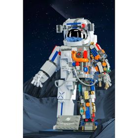 Vagonlife Jaki Space Serisi/Astronot -JK9106 800 Parça Oyuncak Yapım Seti