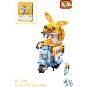Vagonlife Loz Kurye Ördek -LZ1676 443 Parça Oyuncak Yapım Seti